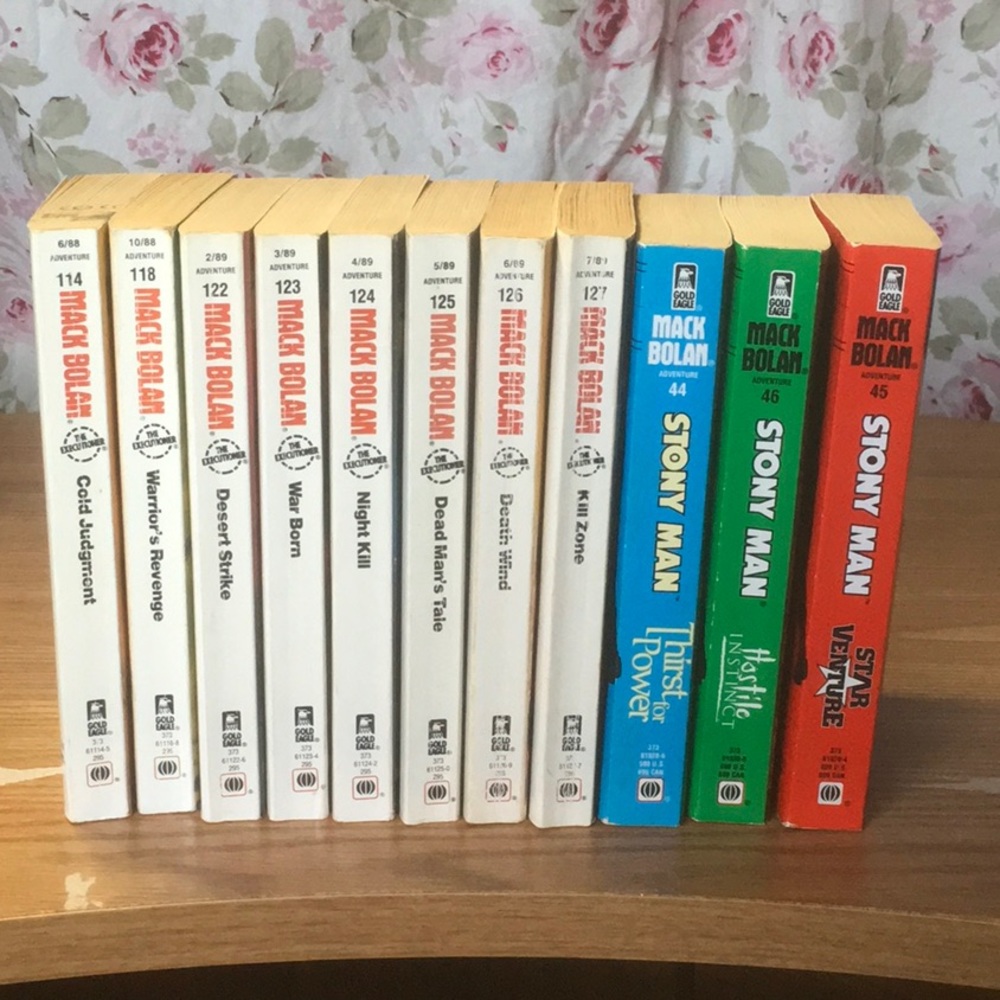 Lot of Don Pendalton’s Mack Bolan The Executioner and Stony Man Paperback Books